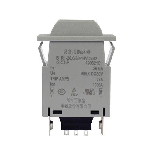 Disjoncteur hydraulique-magnétique - B1 series - ZHEJIANG BSB ELECTRICAL APPLIANCES CO.,LTD - AC / DC / 2 pôles
