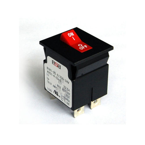 Disjoncteur hydraulique-magnétique - B1 2P series - ZHEJIANG BSB ELECTRICAL APPLIANCES CO.,LTD - à réarmement manuel / pour la distribution électrique / pour applications ferroviaires