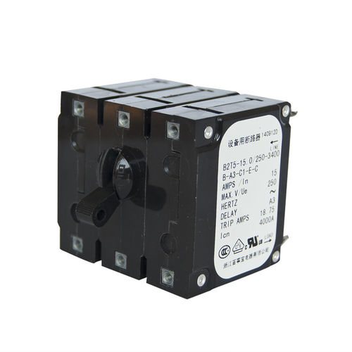Disjoncteur hydraulique-magnétique - B2 series - ZHEJIANG BSB ELECTRICAL APPLIANCES CO.,LTD - à réarmement manuel / pour la distribution électrique / de générateur