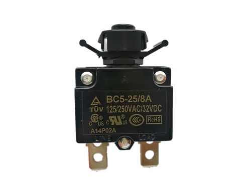 Disjoncteur thermique - BC5-25 8A - ZHEJIANG BSB ELECTRICAL APPLIANCES CO.,LTD - à réarmement manuel / pour la distribution électrique / de générateur
