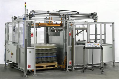Dépalettiseur par poussée - D3 - Mondo e Scaglione - en bouteille / automatique / vertical