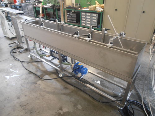 Bac de calibrage en acier inoxydable - VRS - Teknomast Srl - pour tuyaux / pour extrusion / pour profilés