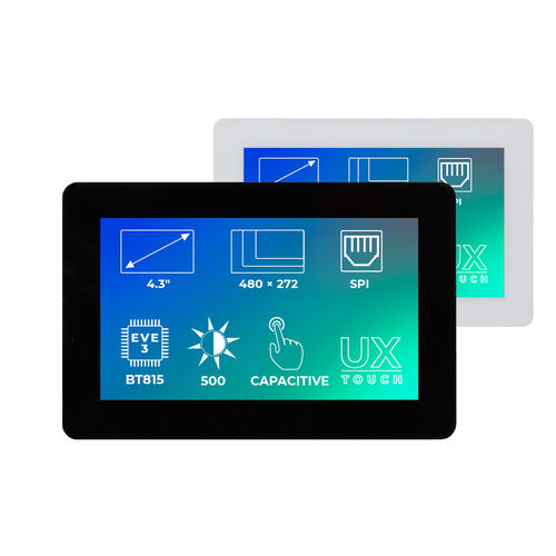 Module d'affichage TFT - RiTFT-43-CAP-UX - Riverdi - à écran tactile capacitif / 480 x 272 / industriel