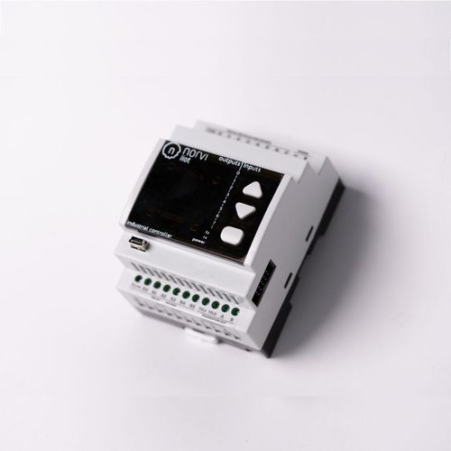 Automate programmable sur rail DIN - NORVI IIOT AE02-V - ICONIC DEVICES PVT LTD - entrées analogiques / à entrées numériques / sorties relais