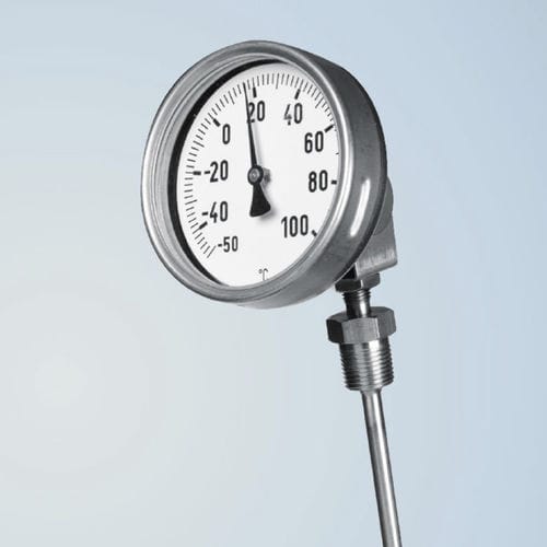 Thermomètre bimétallique - BU 100 - Schmierer GmbH - à sonde / à cadran / fixe