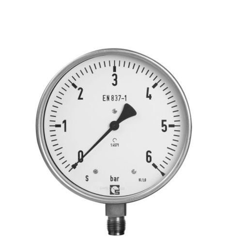 Manomètre à cadran - R 250 - Schmierer GmbH - fileté / en acier / à tube de Bourdon
