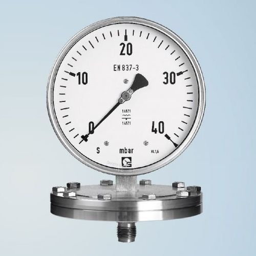 Manomètre à cadran - PKU 160 - Schmierer GmbH - fileté / à bride / à encastrer