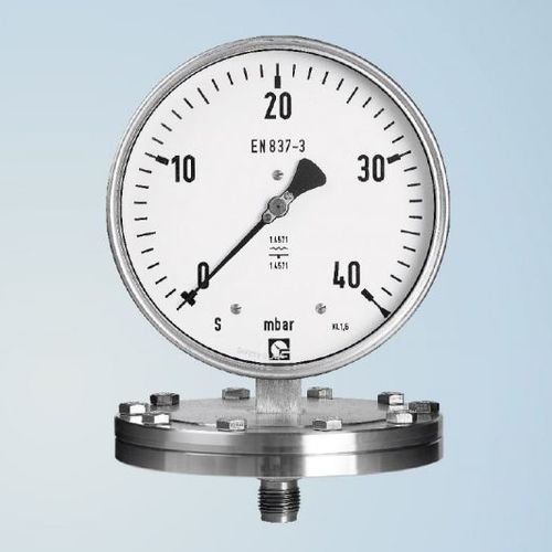 Manomètre à cadran - PGU 160 - Schmierer GmbH - fileté / à bride / à encastrer