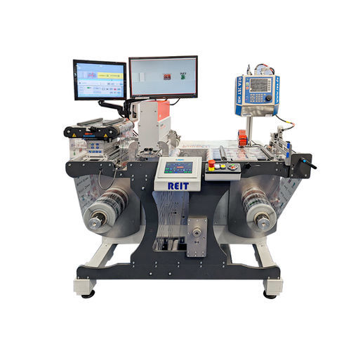 Bobineuse refendeuse automatique - Reit - Labeltech sas - pour étiquettes / d'inspection / de production