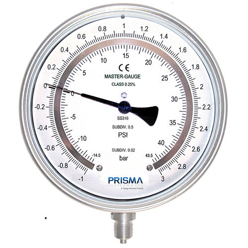 Manomètre à double échelle - MPG - Prisma Instruments - à cadran / fileté / NPT 1/2