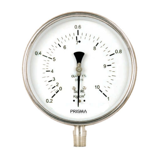 Manomètre à cadran - RG - Prisma Instruments - fileté / en laiton / à tube de Bourdon
