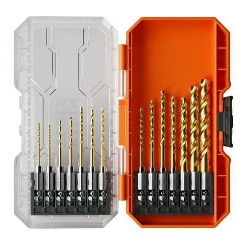 Jeu de forets pour bois - 53614 - Klein Tools - multiusage / pour matières plastiques / HSS-TiN