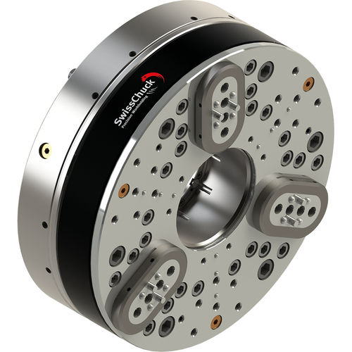 Mandrin automatique - Triton® series - SwissChuck AG - 3 mors / à changement rapide / pour usinage