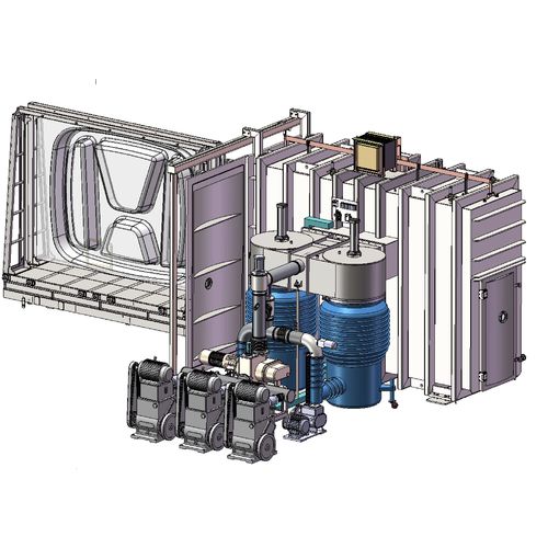 Machine de dépôt PVD - RTEP-6600 - Shanghai Royal Technology Inc. - par évaporation thermique / de film métallisé / pour revêtement en aluminium