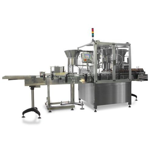 Remplisseuse capsuleuse automatique - GP 1 - MultiGel Srl - de flacons / monobloc / linéaire