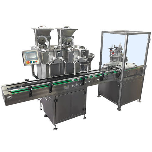 Compteuse et boucheuse en bouteille - ACL 3000 D - MultiGel Srl - de capsule / de comprimés / de remplissage