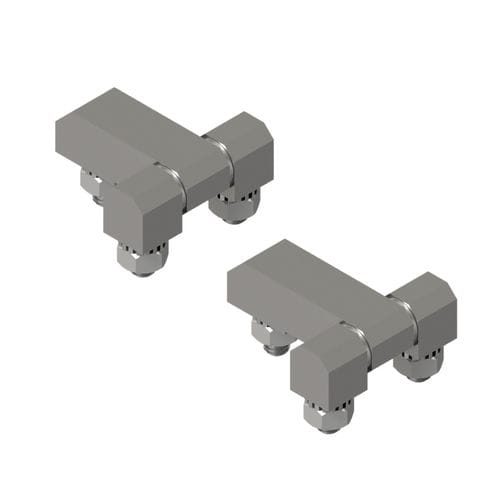Charnière invisible - 600 series - Martin Levelling Components - en acier inoxydable / à visser / pour applications lourdes