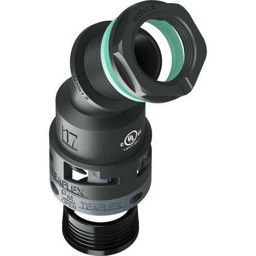 Raccord coudé - U8BBF17M20 - Teaflex S.p.a - DIN / en polyamide / en PA