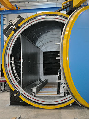 Autoclave de process - max. 400 °C - TERRUZZI - sous vide / pour le verre feuilleté
