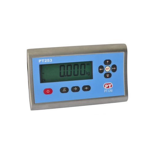 Indicateur de pesage affichage LCD - PT253 series - PT Limited - benchtop / encastrable / IP65
