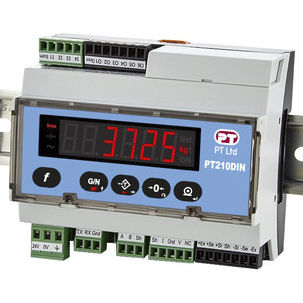 Indicateur de pesage numérique - PT210DIN - PT Limited - sur rail DIN / RS-232 / Ethernet