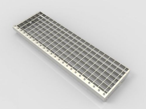 Caillebotis en métal - SP-stair treads - Staco Polska Sp. z o.o. - soudé / pour produits chimiques / pour l'industrie agroalimentaire