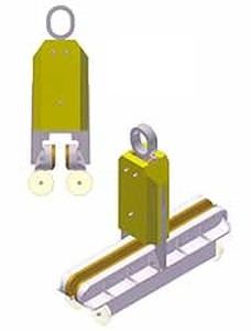 Pince de levage pour plaque de verre - 500 - 1 000 kg | P series - Elephant - manuelle