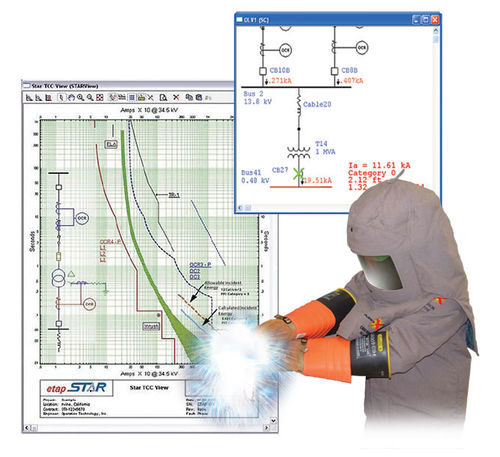 Logiciel d'analyse - Arc Flash - Etap - d'arc électrique