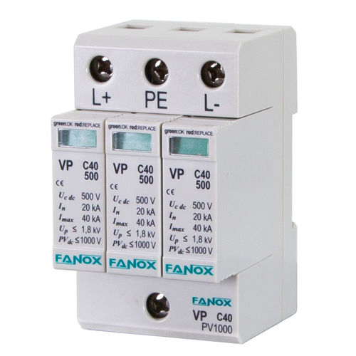 Parafoudre pour installation photovoltaïque - VP C40 Series - FANOX ELECTRONIC - classe II / compact / à varistance