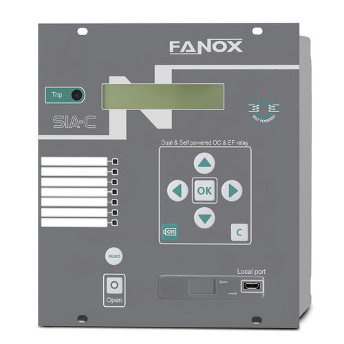 Relais de protection auto-alimenté - SIA-C - FANOX ELECTRONIC - de fuite à la terre / de surintensité / RS485