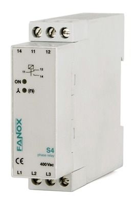 Relais de contrôle d'ordre de phases - S series - FANOX ELECTRONIC - d'absence de phases / de déséquilibre de phases / triphasé