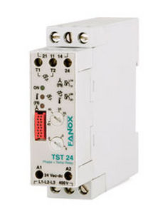 Relais de contrôle de température - T2, TST-24 series - FANOX ELECTRONIC - d'absence de phases / d'ordre de phases / de déséquilibre de phases