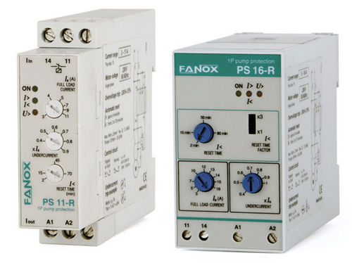 Relais de surcharge - PS11-R, PS16R - FANOX ELECTRONIC - de surintensité / monophasé / pour moteur électrique