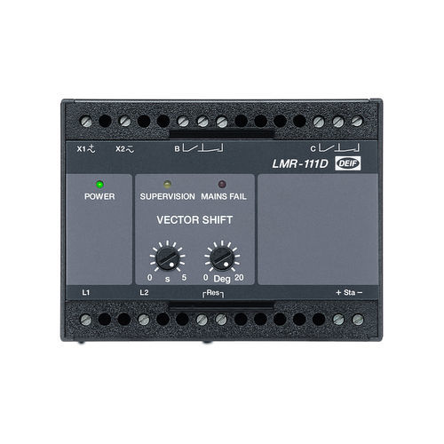 Relais de protection de synchronisation - LMR-111D - DEIF - sur rail DIN