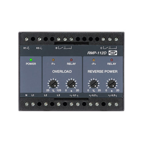 Relais de surcharge - RMP-112D - DEIF - de phase / triphasé / AC
