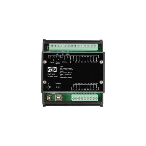 Module E/S numérique - CIO 116 - DEIF - CAN Bus