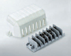 Bloc de jonction pour jeu de barres - 2.5 mm², max. 24 A, max. 450 V | 501 series  - KORNER - à connexion rapide