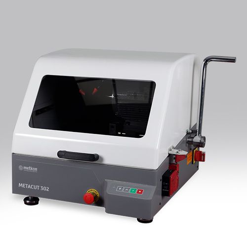 Machine de découpe à abrasion humide - METACUT 302 - Metkon Instruments Inc. - à lame verticale / pour acier inoxydable / d'échantillons