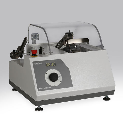Machine de découpe à abrasion humide - MICRACUT 152 - Metkon Instruments Inc. - pour métal / de disque / de métallographie