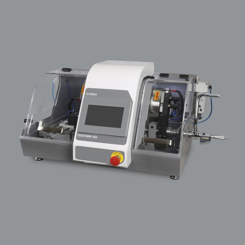 Machine de découpe rectifieuse - GEOFORM 102 - Metkon Instruments Inc. - à lame rotative / pour pierre / pour tube en acier rainuré