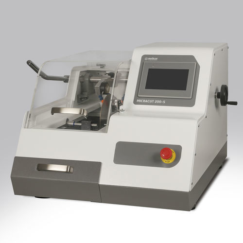 Machine de découpe automatique - MICRACUT 200-S - Metkon Instruments Inc. - à lame verticale / pour métal / de tôle