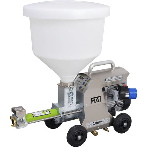 Pompe à mortier - MAI®2PUMP-PICTOR  - Mai International - électrique / pour la construction / de remplissage
