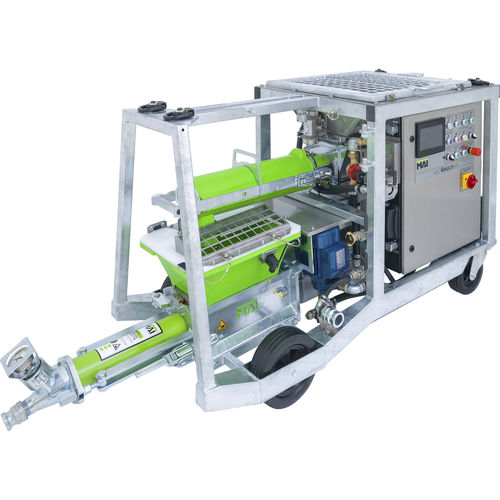 Pompe à béton mobile - MAI®4MULTIMIX - Mai International - pour chantier / électrique / anti-abrasion