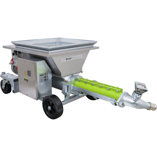 Pompe à béton mobile - MAI®2PUMPTAURUS - Mai International - pour chantier / électrique / auto-amorçante