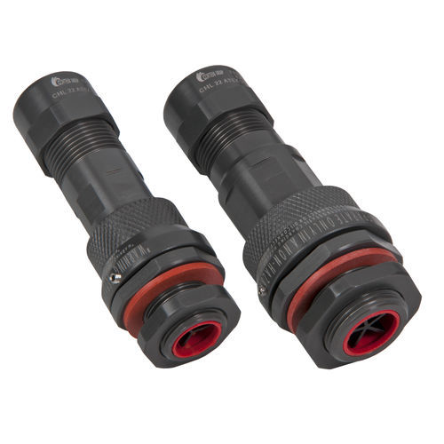 Connecteur électrique d'alimentation électrique - FASTEX-M - CORTEM - coaxial / cylindrique / 5 pôles