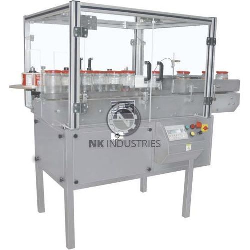 Système d'étiquetage automatique - NKSAL series - N.K. INDUSTRIES - pour bouteilles / wrap-around / pour l'industrie pharmaceutique