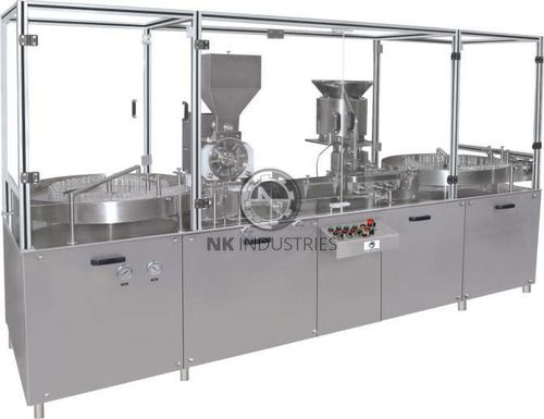 Remplisseuse automatique - NKPF-120 - N.K. INDUSTRIES - pour bouteilles en plastique / pour bouteilles en verre / d'ampoules