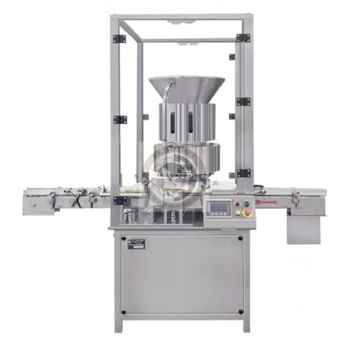 Capsuleuse aseptisée - NKCS series - N.K. INDUSTRIES - rotative / multitête / rotative