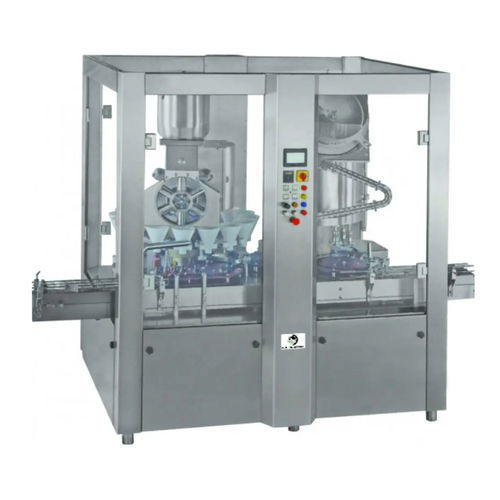 Remplisseuse de bouteilles - NKPF-MR150 - N.K. INDUSTRIES - pour poudre / pour l'industrie pharmaceutique / monobloc