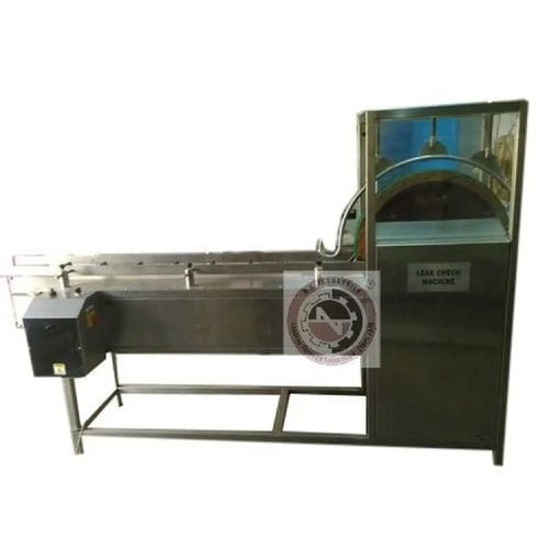 Testeur d'étanchéité rotatif - N.K. INDUSTRIES - pour bouteilles / automatique / sur pied